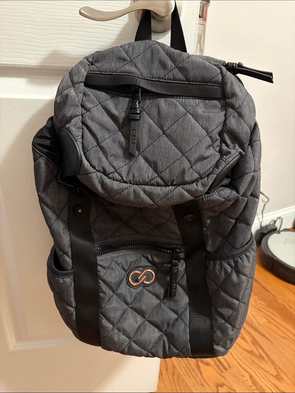 CALIA by Carrie Underwood Quilted Gray Backpack